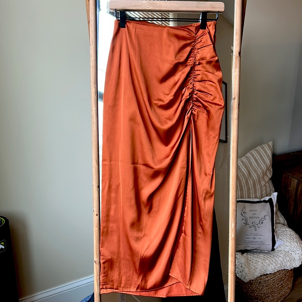 A&F Silk Skirt w/ Slit